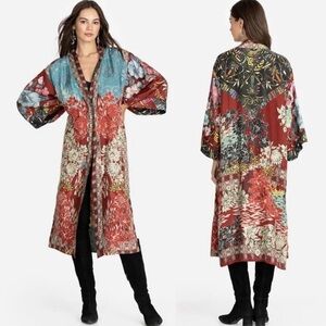 🆕 Johnny Was Davina Clementine Reversible Silk Kimono